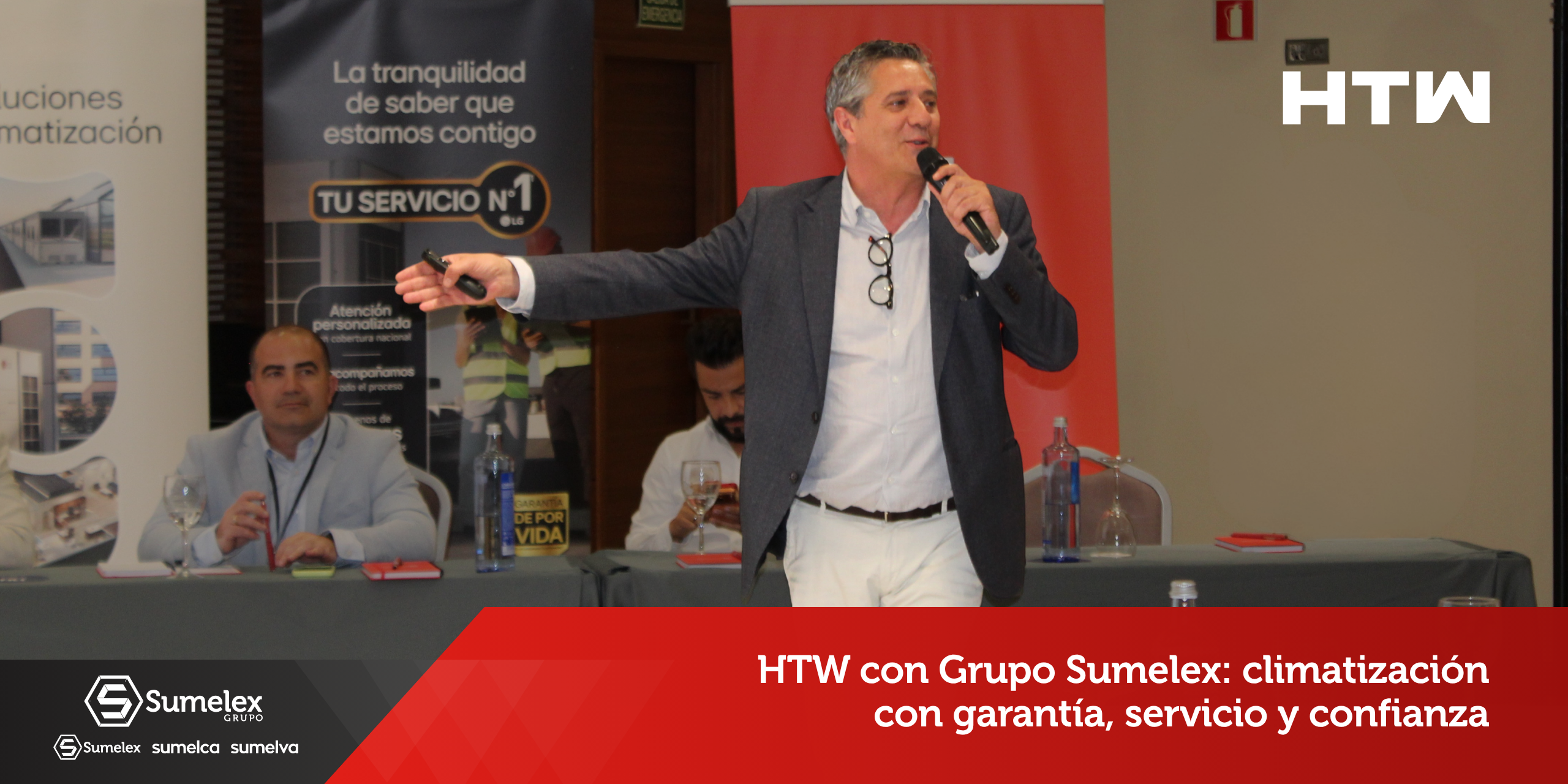 Charla técnica de HTW sobre soluciones de climatización en las jornadas de Grupo Sumelex