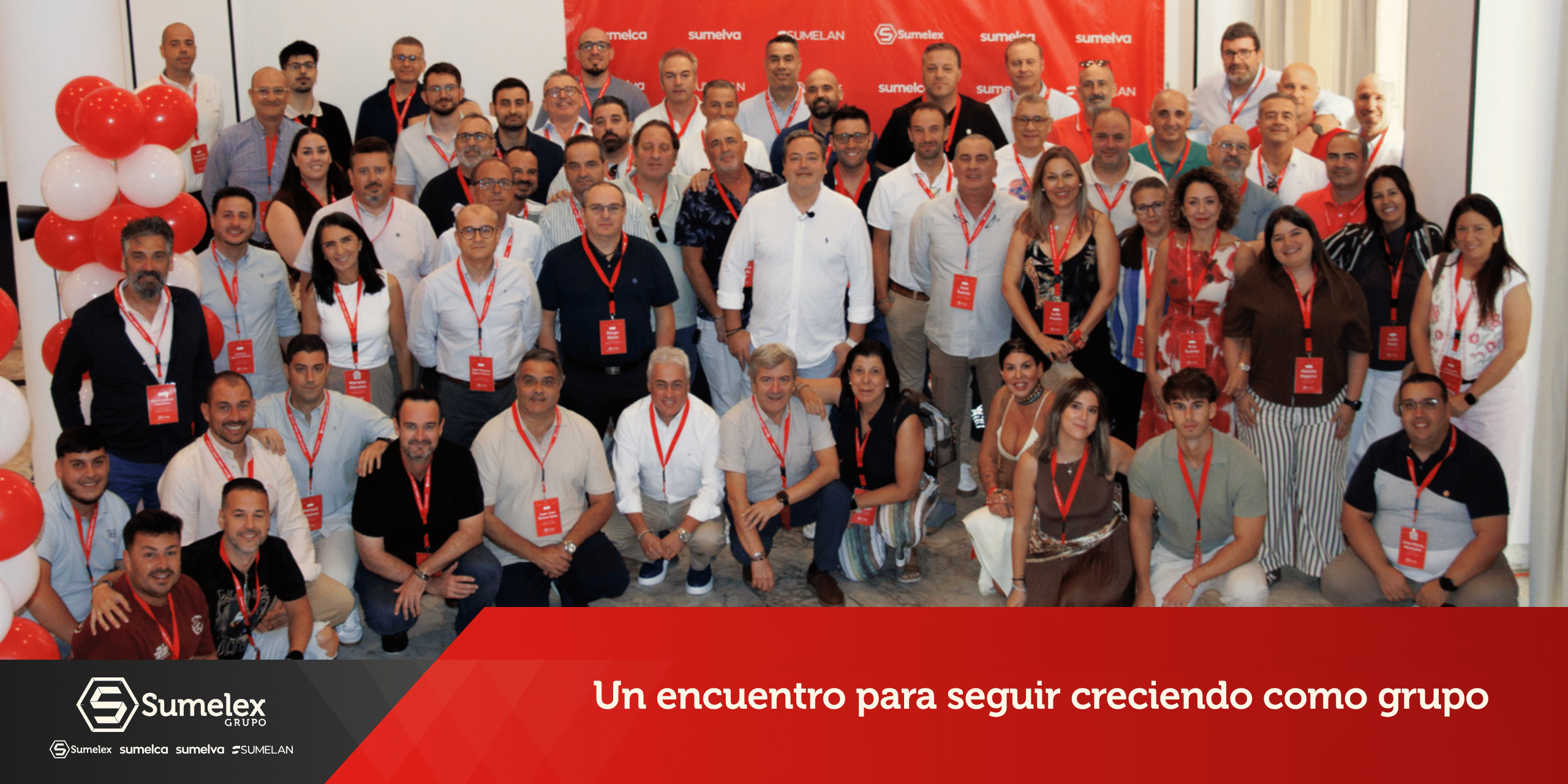 Equipo de Grupo Sumelex durante el encuentro celebrado en Mérida en septiembre de 2026